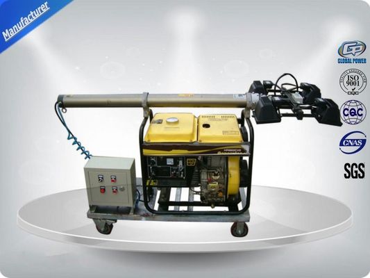 China Super Silent Towable Light Tower / Water Cooling Mobile Lighting Tower Hire supplier