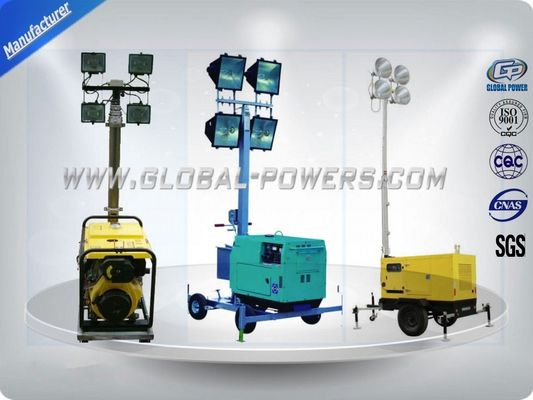 China 4×400W Metal Lamps Diesel Generator Light Tower 5Kw Waterproof Weatherproof supplier