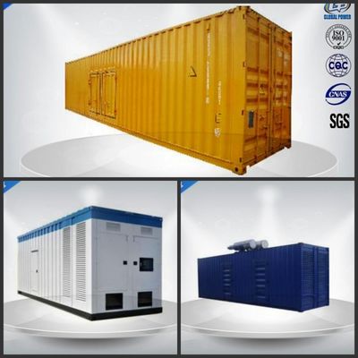 China Sixteen Cylinder Container Generator Set 780-975 Kw / Kva With VMAN Diesel Engine supplier