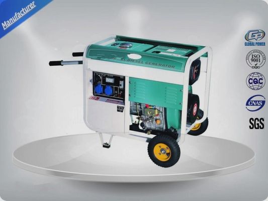 China 2 Pole 3 Phase Portable Generator Four Line 5.5 -6.3 Kva Four - Stroke Engine supplier