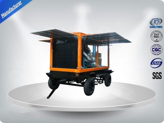 China 900Kva 3 Phase Trailer Mounted Diesel Generator Soundproof Eight - Cylinder supplier