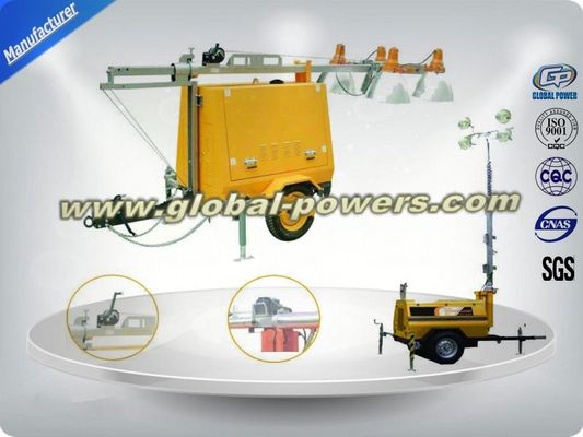 China 5 Kw / Kva Industrial Led Lighting Tower 50Hz / 60Hz With Metal Halide Lamp supplier