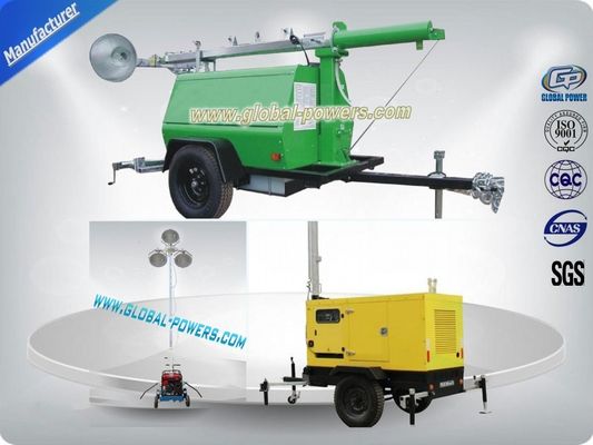 China Canopy Mobile Lighting Tower , Portable Light Towers With 750W Solar Panels supplier