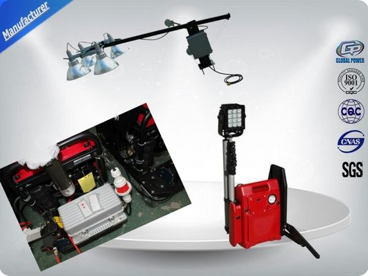 China Outdoor Portable Mobile Light Tower Manual Operated 1500 / 1800 Rpm Speed supplier