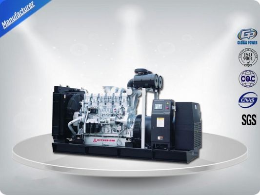 China Safey Frame Low Noise Diesel Generator Set 683kva With Original Japan Mitsubishi Engine supplier