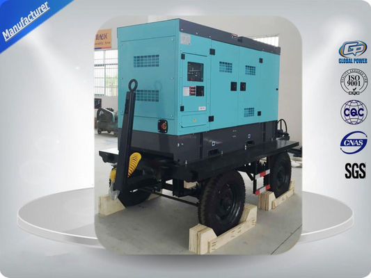 China Water Cooled 50kw / 62.5kva Portable Diesel Generator With Cold Sheet Silent Canopy supplier
