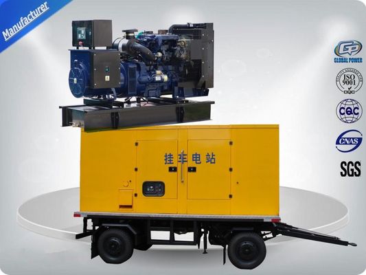 China 80kw 100kva Trailer Mounted Silent Type Generator With Cummins Diesel Engine Low Fuel Consumption supplier