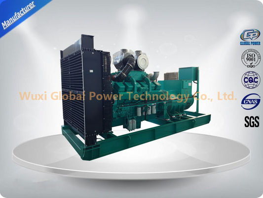 China 650 KVA / 520 KW Cummins Open Diesel Generator Set 50 HZ / 60 HZ Customized By Water Cooled supplier