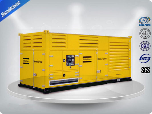 Stamford Alternator Genset Silent Generator Set Canopy Type 700-875 Kw / Kva supplier