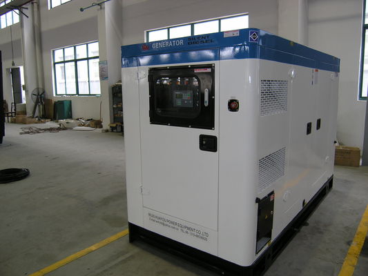 Energy Saving Canopy Silent Diesel Generator Set Four Wire For Commerical supplier