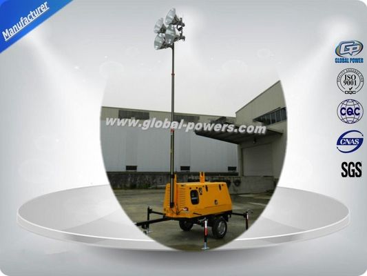 5Kva Diesel Generator Set Construction Light Towers 6 Meters Mechanical Mast supplier