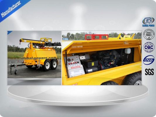 50Hz Contruction Emergency Mobile Light Tower 8 Hours Continuous Running supplier