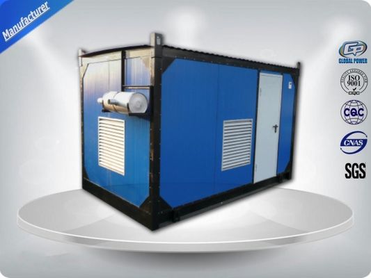 Container Type Silent Diesel Genset , Diesel Generator Set 600-750 Kw / Kva supplier