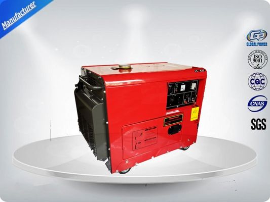 5.0 Kva Diesel Portable Generator Set Silent Type With Electric Starter supplier