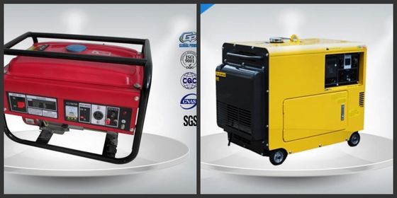 10-12 Kva Open Portable Gasoline Generator Set Silent With Electric Starter supplier