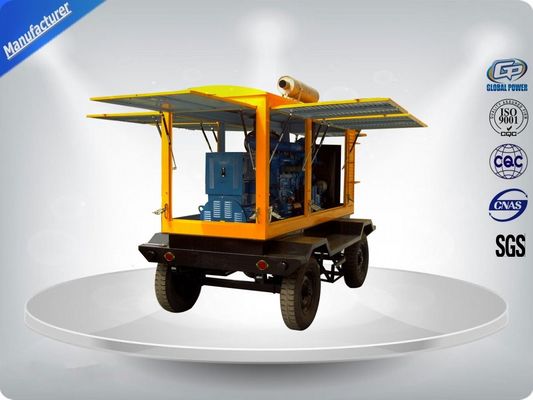 Water - Cooling Silent Genset Trailer 4 Cylinder Prime Power 50Kw / 63Kva supplier