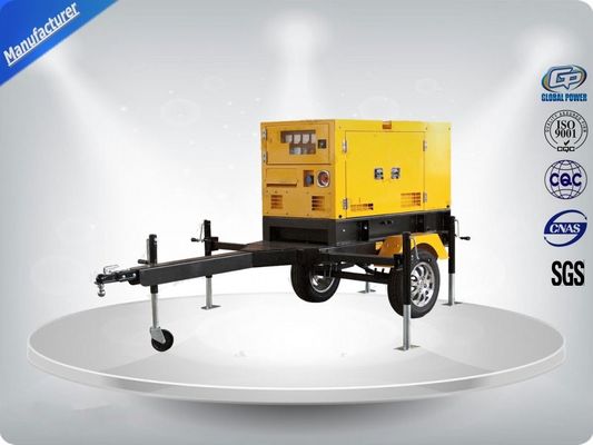 Rental Trailer Genset 23.3:1 Compression Ratio 1500 R / Min Engine Speed supplier