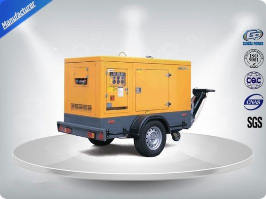 Brushless Portable Mobile Generators Trailer Mounted Class H Insulation supplier