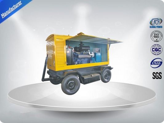 Brushless Quiet Running Mobile Generators Trailer Mounted Class H Insulation 300Kva supplier