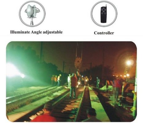 Canopy Mobile Lighting Tower , Portable Light Towers With 750W Solar Panels supplier