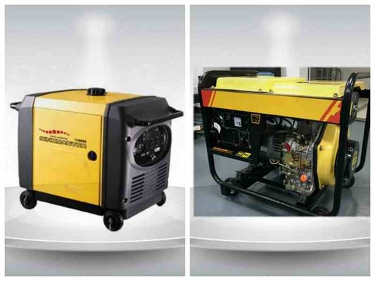 5kva Digital Gasoline Residential Diesel Generators Single Phase Portable ISO9001 supplier