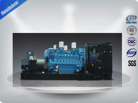MTU Engine Heavy Duty Diesel Generator 24V DC Electric 50hz 2250-2500 kw / kva supplier