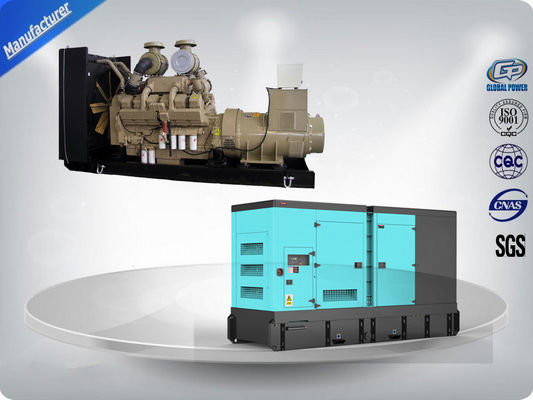 Silent / Open Type Emergency Generator Set Diesel Power 750 Kwa / 600 Kw , Tightly Structure supplier