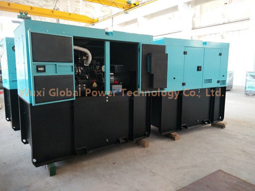 Canopy 150 KVA Perkins Super Silent Diesel Generator Set Low Fuel Level Alarm Remote Control supplier