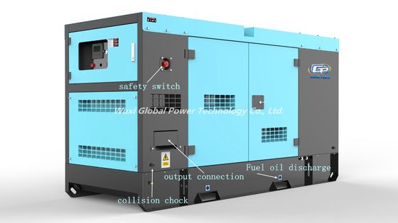 50Kw/63 Kva SDEC SC4H95D2 Silent Diesel Generator Set With AC Generator Protection , Corruption Resistance supplier
